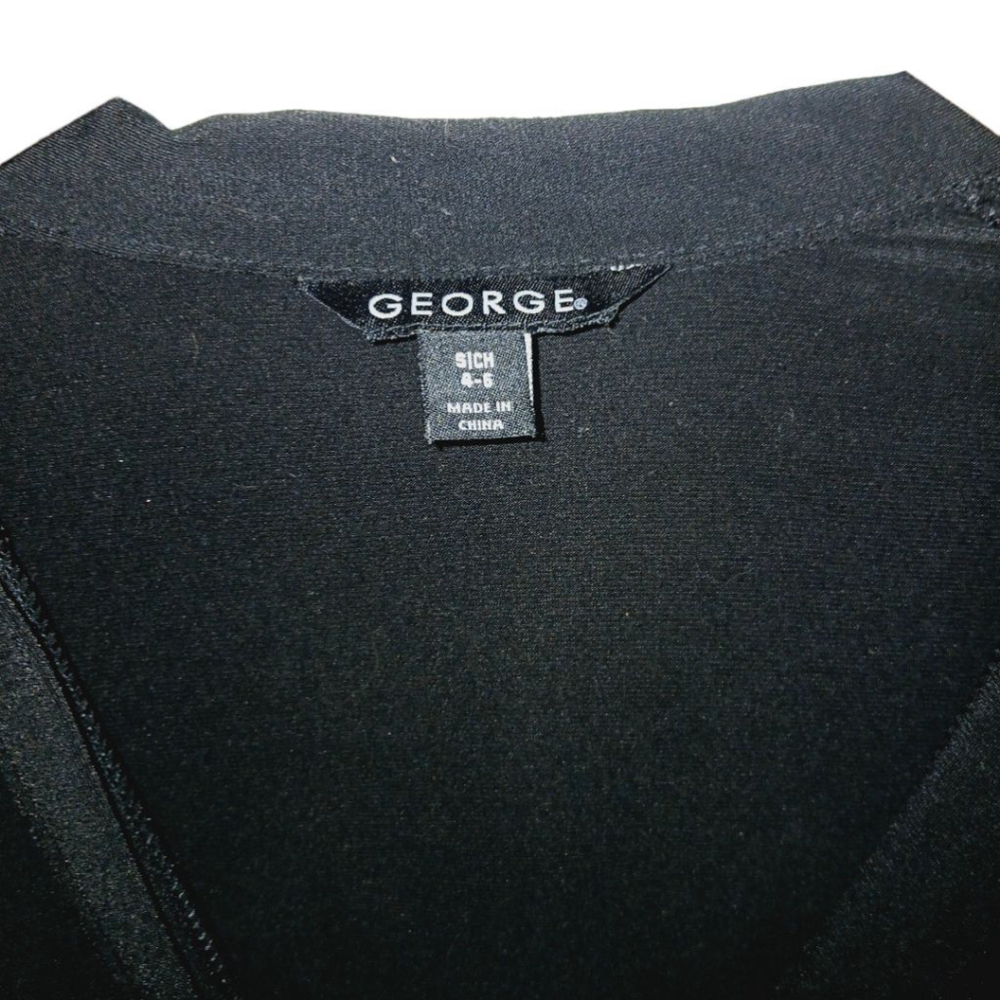Women's George Dress - Black - Size 6-8 - Picture 3 of 4